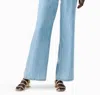 Nic + Zoe Drapey Wide Leg Jeans In Multi