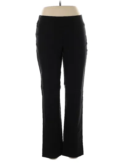 Pre-owned Nic + Zoe Dress Pants In Black