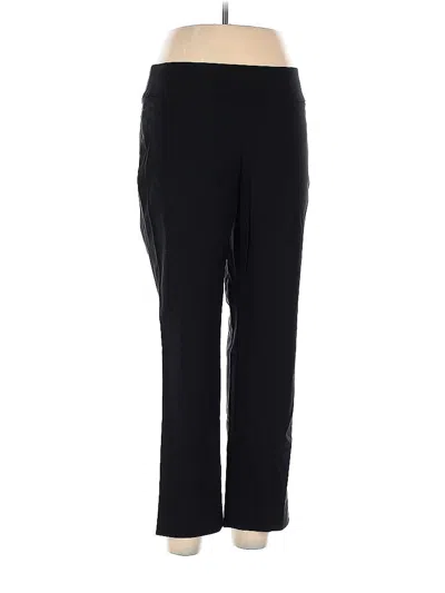 Pre-owned Nic + Zoe Dress Pants In Black