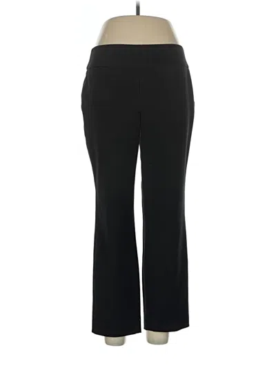 Pre-owned Nic + Zoe Dress Pants In Black