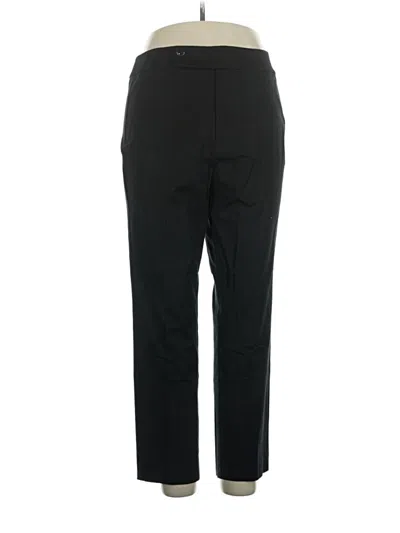Pre-owned Nic + Zoe Dress Pants In Black
