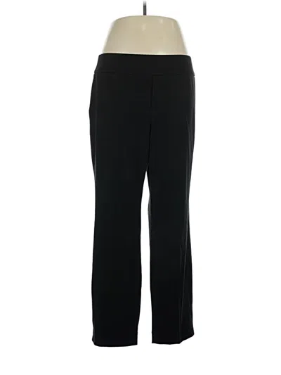 Pre-owned Nic + Zoe Dress Pants In Black