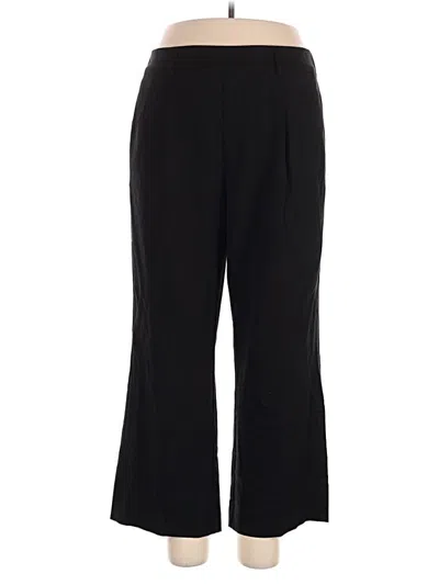 Pre-owned Nic + Zoe Dress Pants In Black