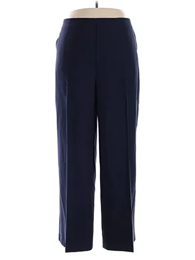 Pre-owned Nic + Zoe Dress Pants In Blue