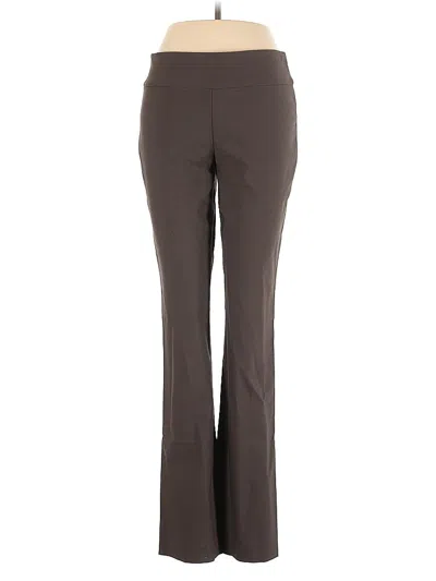 Pre-owned Nic + Zoe Dress Pants In Brown