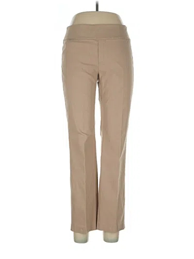 Pre-owned Nic + Zoe Dress Pants In Brown