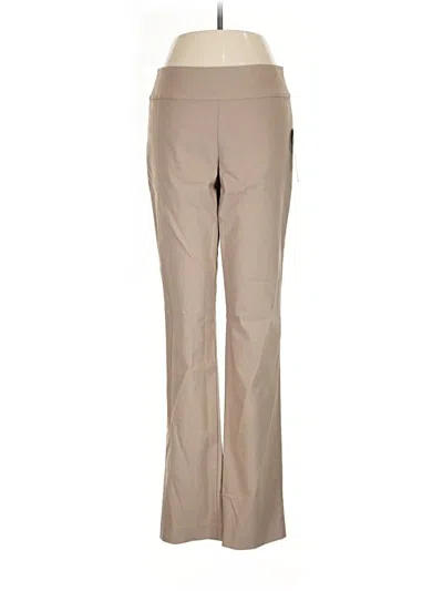 Pre-owned Nic + Zoe Dress Pants In Brown