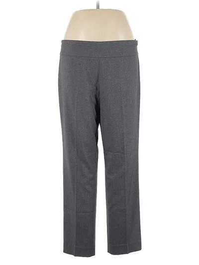 Pre-owned Nic + Zoe Dress Pants In Gray