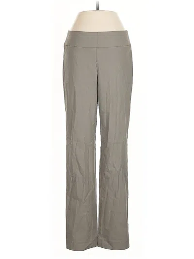 Pre-owned Nic + Zoe Dress Pants In Gray