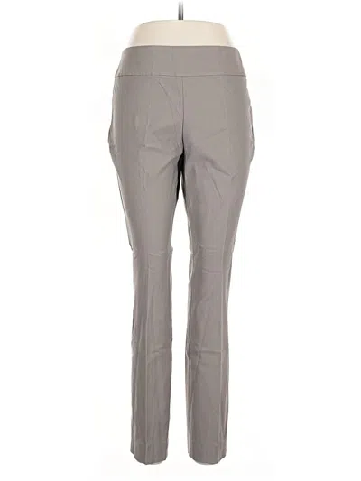 Pre-owned Nic + Zoe Dress Pants In Gray