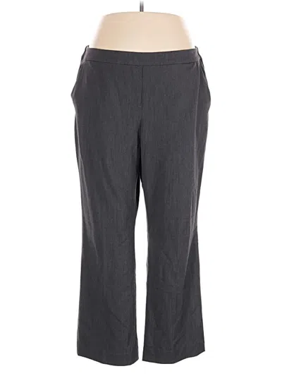 Pre-owned Nic + Zoe Dress Pants In Gray