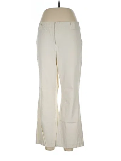 Pre-owned Nic + Zoe Dress Pants In Ivory