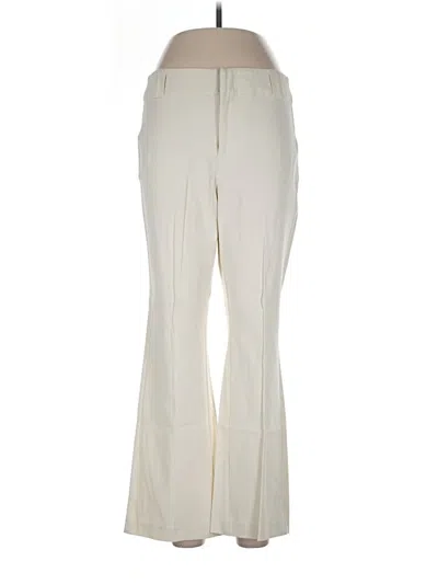 Pre-owned Nic + Zoe Dress Pants In Ivory