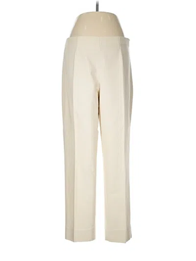 Pre-owned Nic + Zoe Dress Pants In Ivory