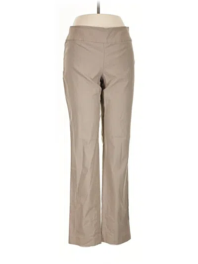Pre-owned Nic + Zoe Dress Pants In Tan