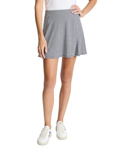 Nic + Zoe Nic+zoe Easy Gingham Skort In Indigo Multi