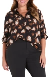 Nic + Zoe Nic+zoe Easy Popover Top In Brown