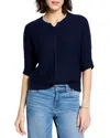 Nic + Zoe Nic+zoe Easy Texture Sweater In Dark Indigo