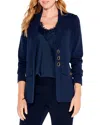 Nic + Zoe Editor Single-breasted Blazer In Blue