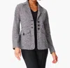 Nic + Zoe Editor Knit Blazer In Black