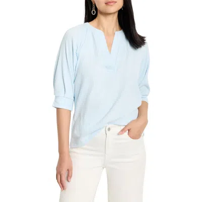 Nic + Zoe Nic+zoe Crinkled Knit Cafe Top