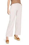 Nic + Zoe Nic+zoe Eliot Cotton & Linen Wide Leg Pants In Neutral Mix