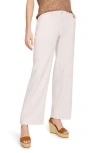 Nic + Zoe Nic+zoe Eliot Cotton & Linen Wide Leg Pants In White