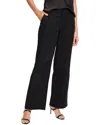 Nic + Zoe Nic+zoe Eliot Cotton & Linen Wide Leg Pants In Black