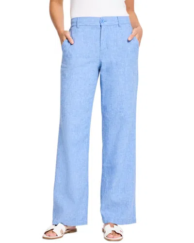NIC + ZOE NIC+ZOE ELIOT LINEN-BLEND WIDE LEG PANT