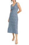 Nic + Zoe Nic+zoe Ella Coastal Geo Print Fit & Flare Midi Dress