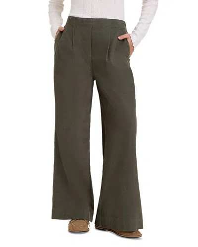 Nic + Zoe Nic+zoe Ellis Corduroy Wide Leg Pants In Gray