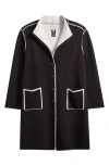 Nic + Zoe Evening Chill Reversible Jacket In Black
