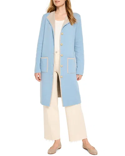 Nic + Zoe Evening Chill Reversible Jacket In Stratus