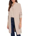 Nic + Zoe Nic+zoe Everyday Long Open Front Cardigan In Malt