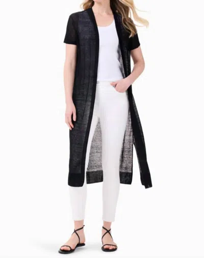 NIC + ZOE FEATHERWEIGHT DUSTER IN BLACK ONYX
