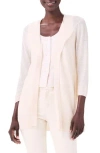 Nic + Zoe Nic+zoe Featherweight Flyaway Cardigan In Canvas