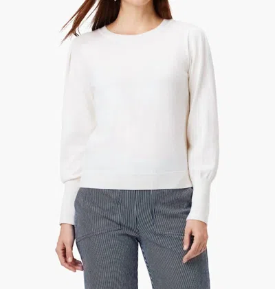 Nic + Zoe Femme Long Sleeve Sweater In Classic Cream In Multi