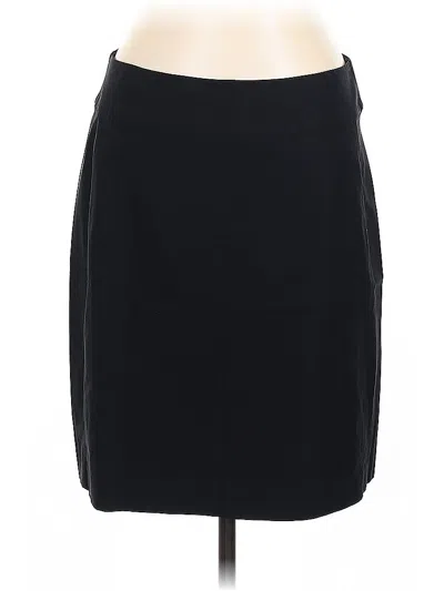 Pre-owned Nic + Zoe Formal Skirt In Black