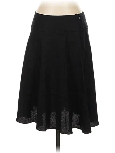 Pre-owned Nic + Zoe Formal Skirt In Black