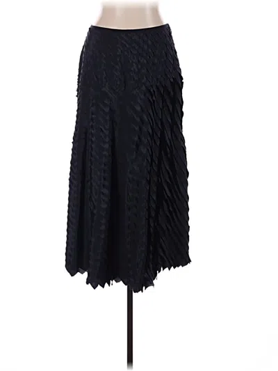 Pre-owned Nic + Zoe Formal Skirt In Black