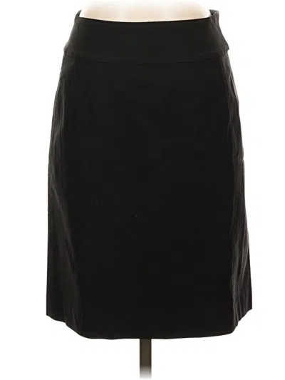 Pre-owned Nic + Zoe Formal Skirt In Black