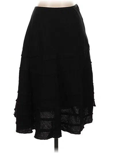 Pre-owned Nic + Zoe Formal Skirt In Black