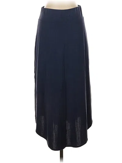 Pre-owned Nic + Zoe Formal Skirt In Blue