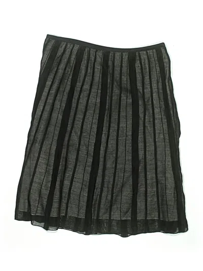 Pre-owned Nic + Zoe Formal Skirt In Gray