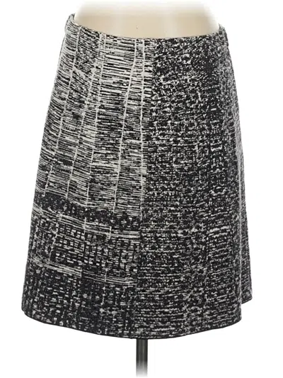 Pre-owned Nic + Zoe Formal Skirt In Gray