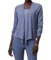 Nic + Zoe All Year 4-way Convertible Cardigan In Grey