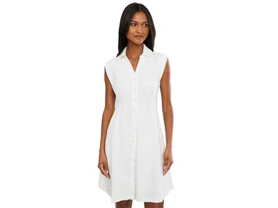 Nic + Zoe French Terry Rory Dress Women's Dress Paper White: Xl