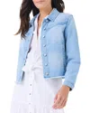 Nic + Zoe Nic+zoe Fringe Detail Denim Jacket