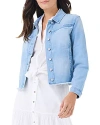 NIC + ZOE NIC+ZOE FRINGE DETAIL DENIM JACKET