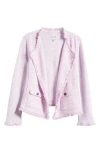 Nic + Zoe Fringe Pocket Jacket In Tulip In Tulip
